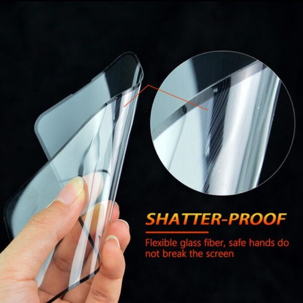 Bestsuit Flexible Hybrid Glass 5D for Apple iPhone 7/8 Plus black – Bild 3