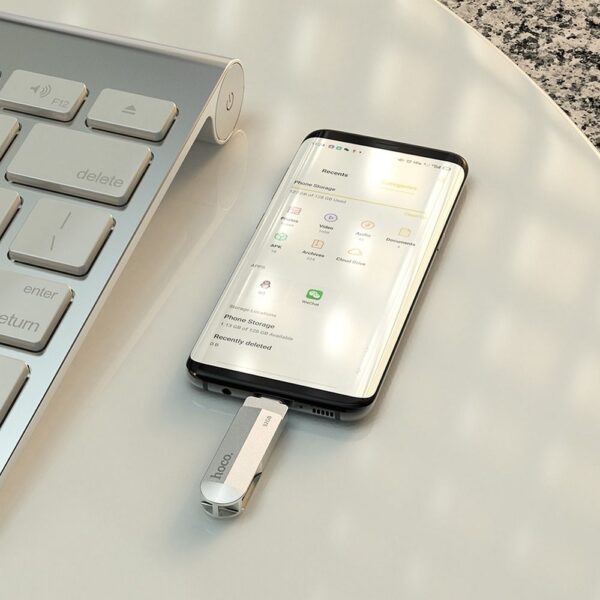 HOCO pendrive USB A + Type C UD10 64GB USB3.0 – Bild 4