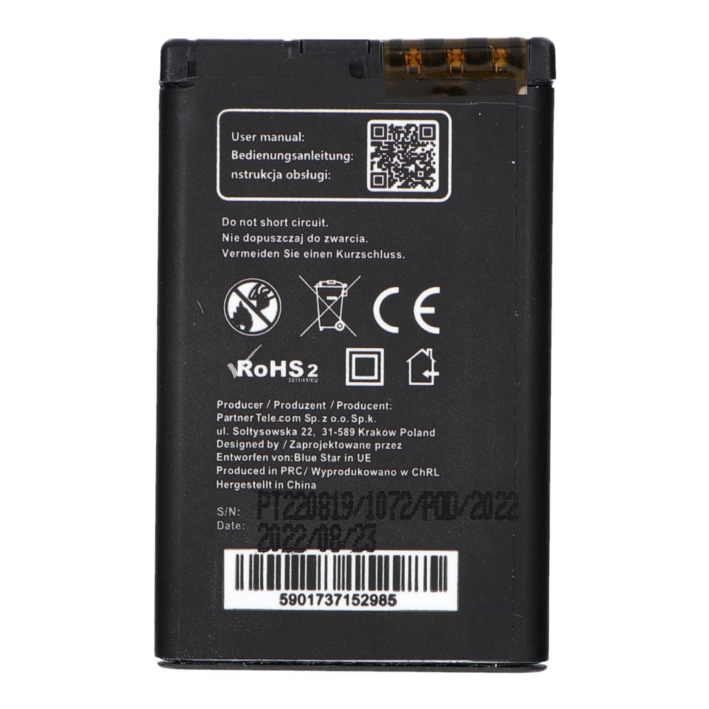 BLUE STAR PREMIUM battery for NOKIA 5220 XM / 5630 XM / 6303 / 6730 / 3720 / C3 / C5-00 / C6-01 1200 mAh – Bild 5