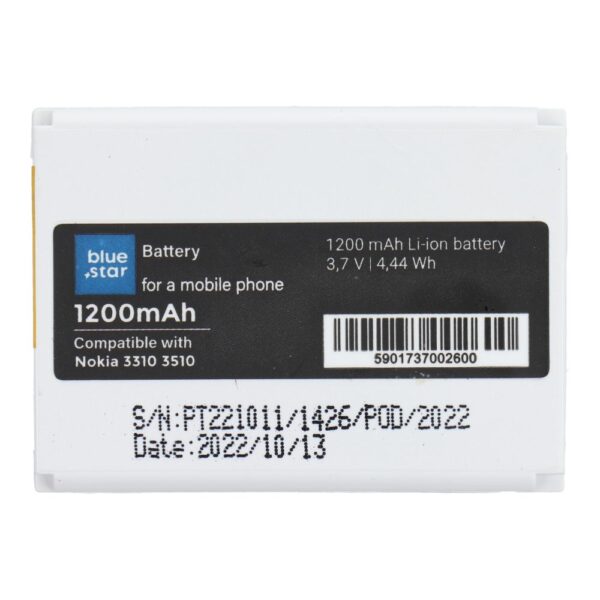 BLUE STAR battery for NOKIA 3310 / 3510 1200 mAh