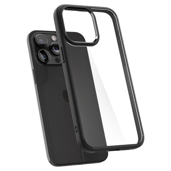 SPIGEN case ULTRA HYBRID for IPHONE 15 Pro Max matte black – Bild 5