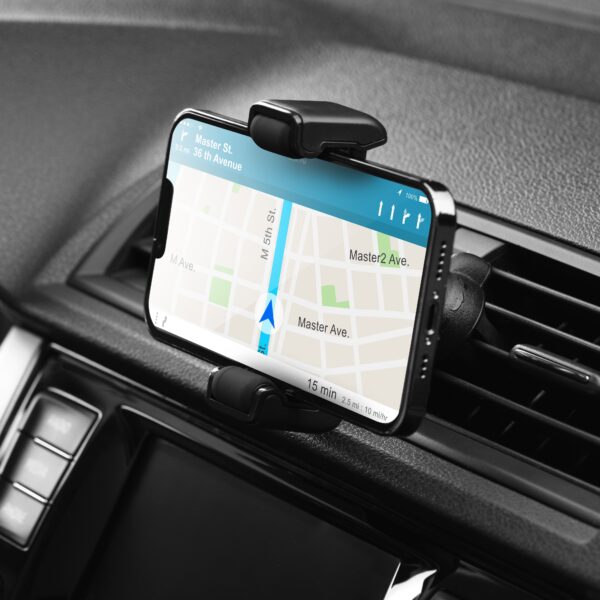 FORCELL car holder for smartphone CARBON H-CF509 to air vent – Bild 3