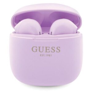 GUESS wireless earphones bluetooth TWS + docking station GUTWST26PSU (Classic EST Logo) purple