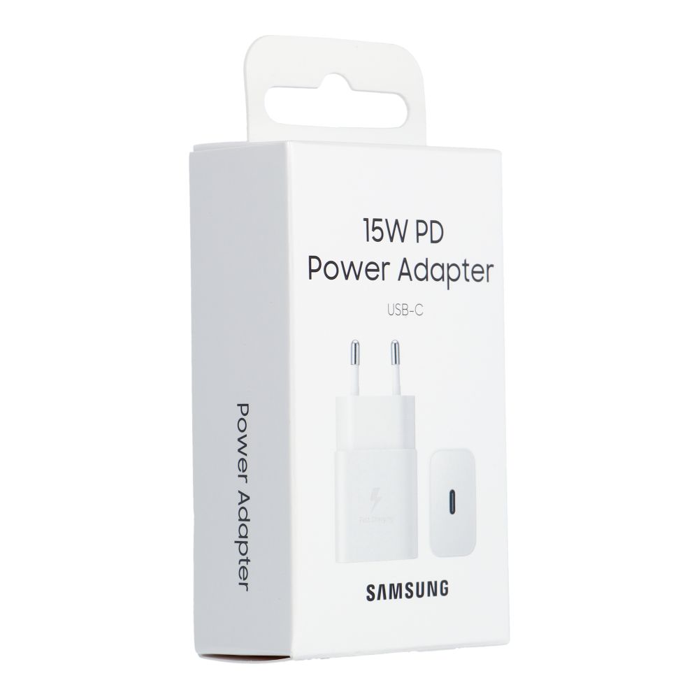 SAMSUNG original charger Type C PD 3A 15W EP-T1510NWEGEU white blister – Bild 4