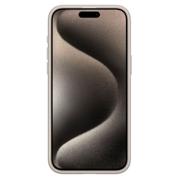 SPIGEN case ULTRA HYBRID MAG compatible with MagSafe for IPHONE 15 Pro Max frost natural titanium – Bild 5