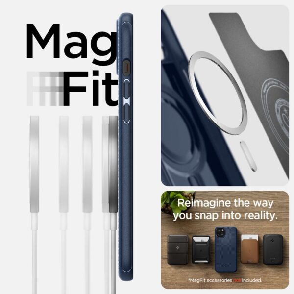 SPIGEN case MAG ARMOR compatible with MagSafe for IPHONE 15 Plus matte black – Bild 5