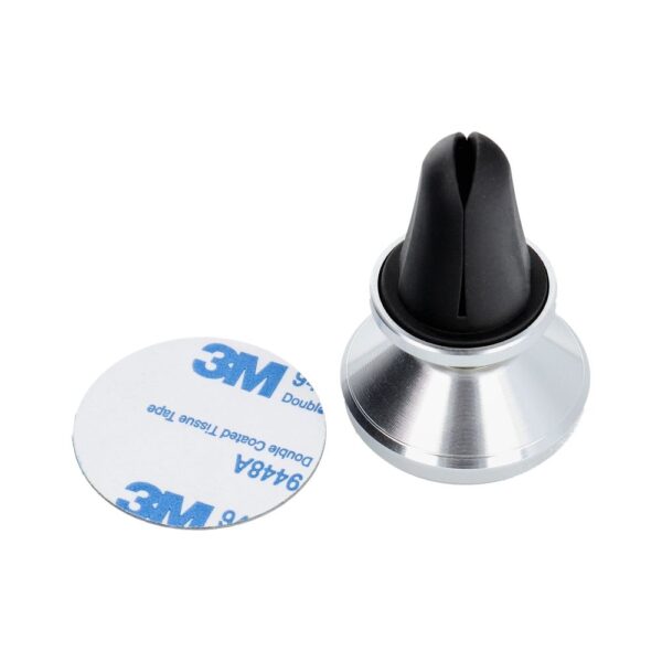 Car holder for smartphone Magnetic to air vent silver – Bild 3