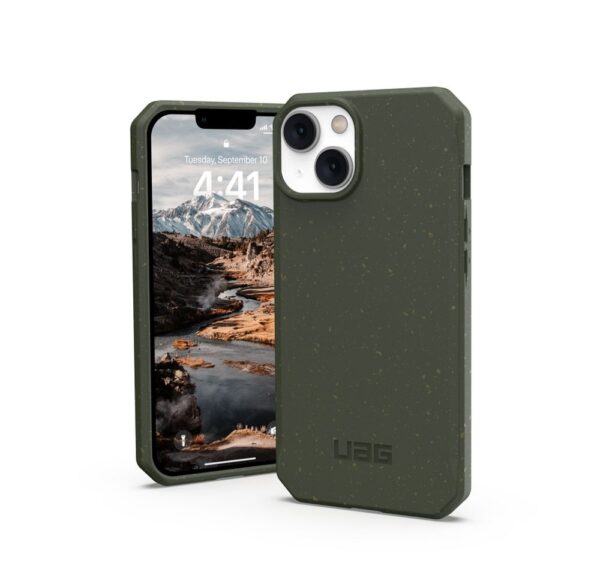 ( UAG ) Urban Armor Gear Biodegradable Outback case for iPhone 14 green – Bild 2