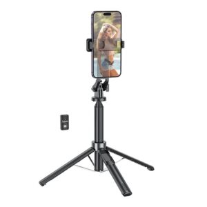 HOCO selfie stick with bluetooth remote control tripod K21 black