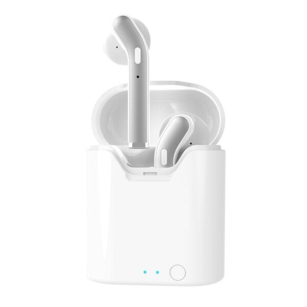 Bluetooth earphones TWS ART AP-TW-B2 with microphone for micro white/silver