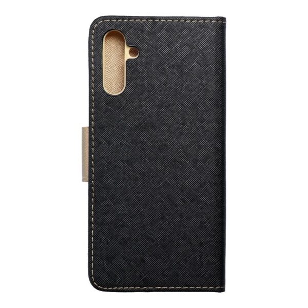 FANCY Book for SAMSUNG A13 5G / A04S black / gold – Bild 2