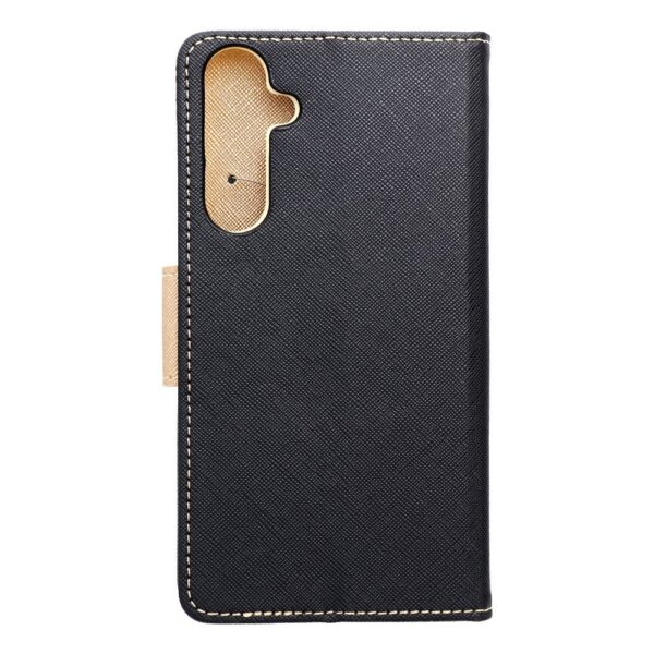 FANCY Book case for SAMSUNG A55 black / gold – Bild 2