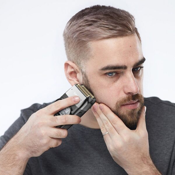HOCO double razor mesh shaver HP30 black – Bild 4