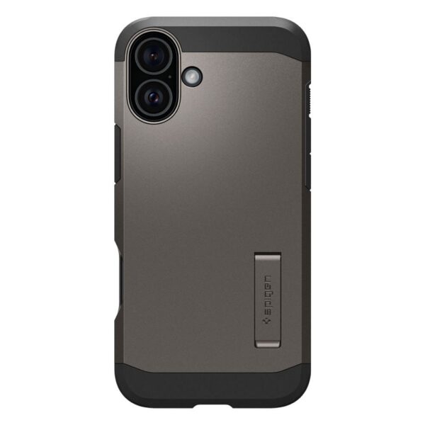 SPIGEN case TOUGH ARMOR MAG compatible with MagSafe for IPHONE 16 gunmetal – Bild 4