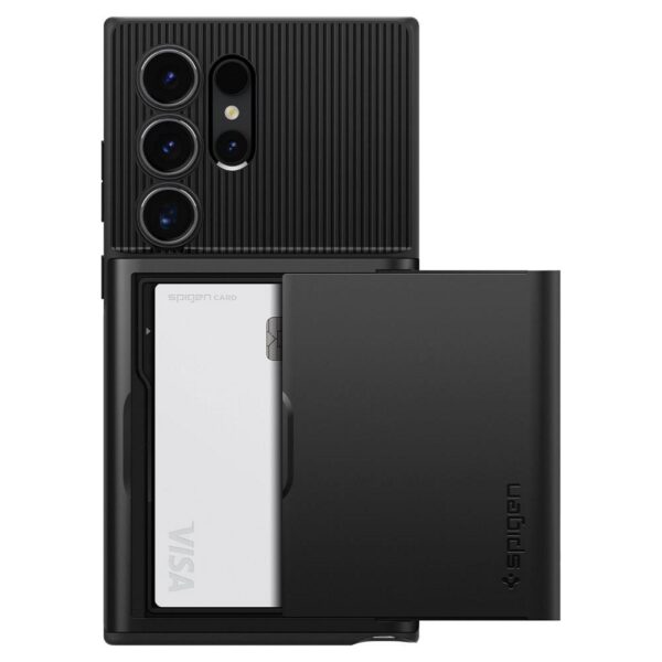 SPIGEN case SLIM ARMOR CS for SAMSUNG S24 Ultra black – Bild 3