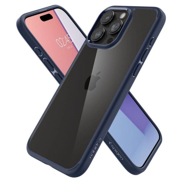 SPIGEN case ULTRA HYBRID for IPHONE 16 Pro navy blue – Bild 3