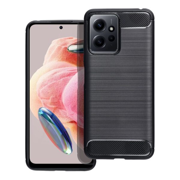 CARBON case for XIAOMI Redmi Note 12 5G black – Bild 2