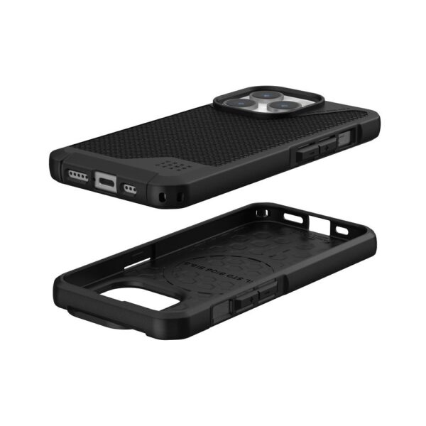 (UAG) Urban Armor Gear Metropolis LT case compatible with MagSafe for IPHONE 15 PRO kevlar black – Bild 5