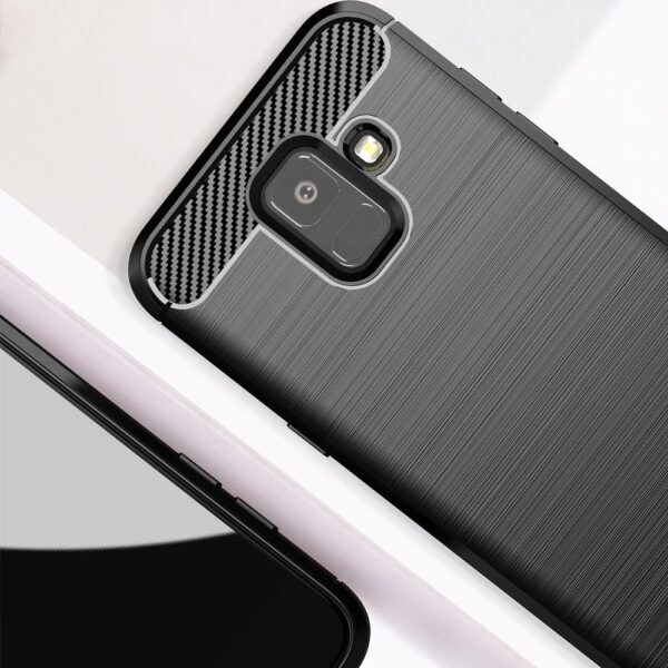 CARBON case for SAMSUNG A6 ( A6 2018 ) black – Bild 2