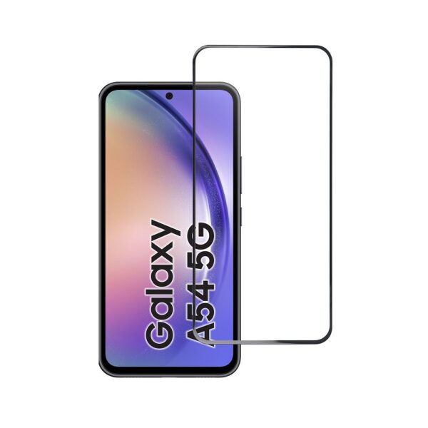 Tempered Glass Blue Star - SAMSUNG A54 5G Full Face (full glue with frame/small size) - black Tempered Glass – Bild 3