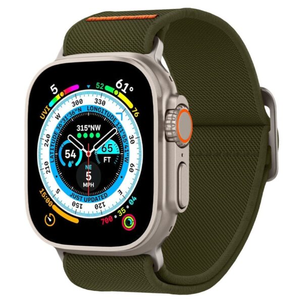SPIGEN strap FIT LITE Ultra for APPLE WATCH 4 / 5 / 6 / 7 / 8 / SE / Ultra ( 42 / 44 / 45 / 49 mm) khaki – Bild 2