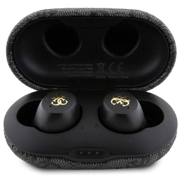 GUESS wireless earphones bluetooth TWS ENC + docking station GUTWSP4EGK (4G Metal) black – Bild 3