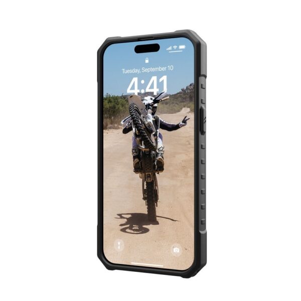 ( UAG ) Urban Armor Gear Pathfinder compatible with Magsafe for IPHONE 15 PRO MAX ash – Bild 4