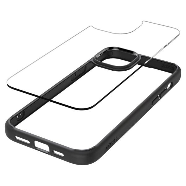 SPIGEN case ULTRA HYBRID for IPHONE 15 Plus matte black – Bild 2
