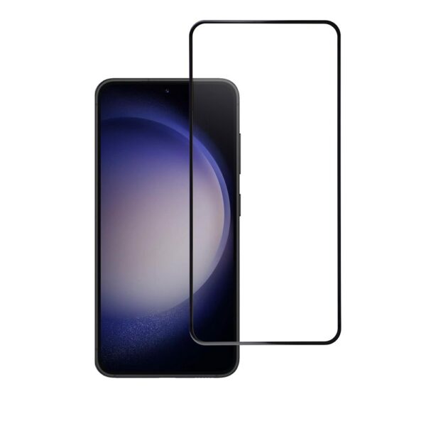 Tempered Glass Blue Star - SAMSUNG Galaxy S23 Full Face (full glue/case friendly) - black Tempered Glass Blue Star – Bild 4