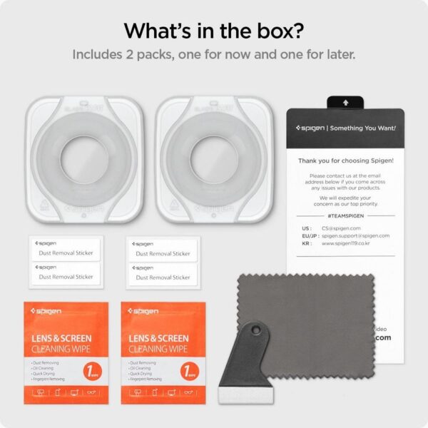 SPIGEN tempered glass GLAS.TR ”EZ FIT” 2-pack for SAMSUNG Galaxy Watch 5 PRO (45 mm) – Bild 4
