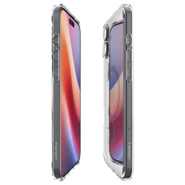 SPIGEN case ULTRA HYBRID MAG compatible with MagSafe for IPHONE 16 carbon fiber – Bild 5
