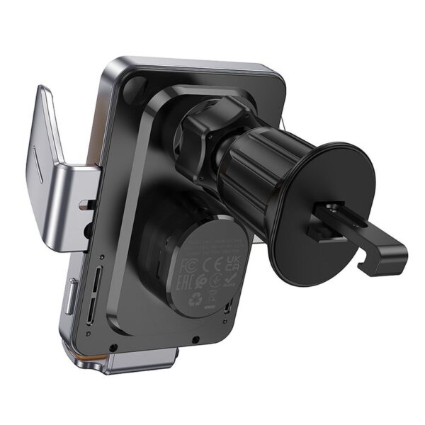 HOCO car holder with wireless charging for air vent 15W HW7 gray – Bild 3