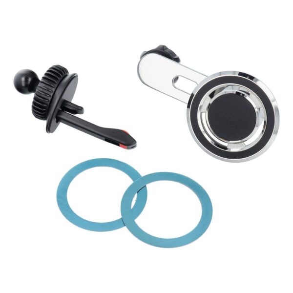 Car holder magnetic for aie vent compatybile with MagSafe F93 silver – Bild 2