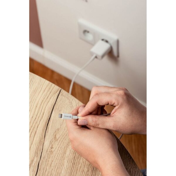 FORCELL F-ENERGY C703 cable USB A to Lightning MFi 2,4A 12W 1 m white – Bild 3