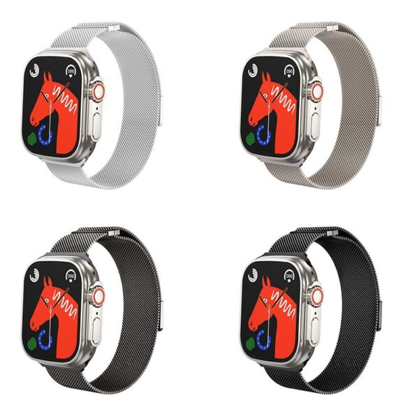 HOCO strap for Apple Watch 42 / 44 / 45 /49 mm AS101 silver – Bild 3