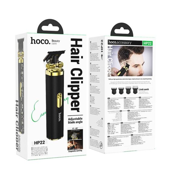 HOCO electric hair clipper HP22 black – Bild 5