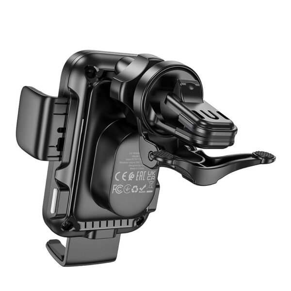 HOCO car holder with wireless charging for air vent HW10 black – Bild 3