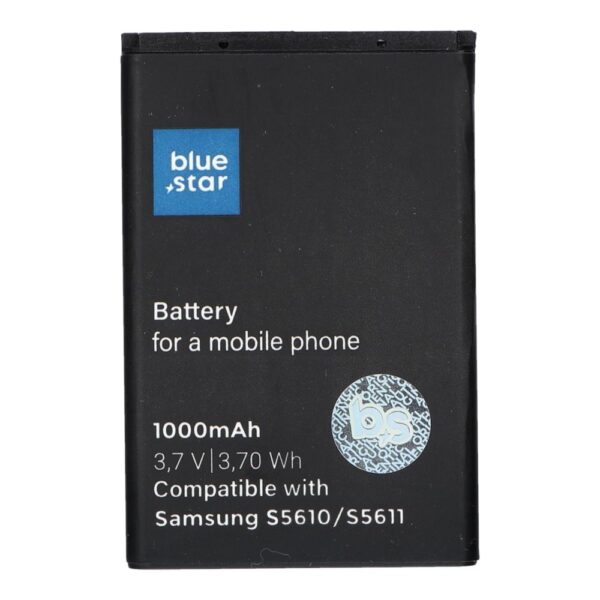BLUE STAR PREMIUM battery for SAMSUNG S5610 / S5611 / L700 / S3650 / S5620 / B3410 / S5260 1000 mAh