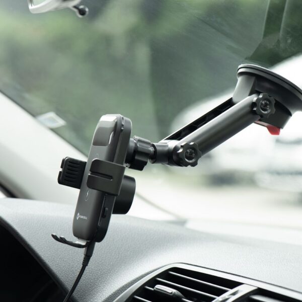 FORCELL car holder to center console/window with wireless charging 15W HS4 – Bild 4