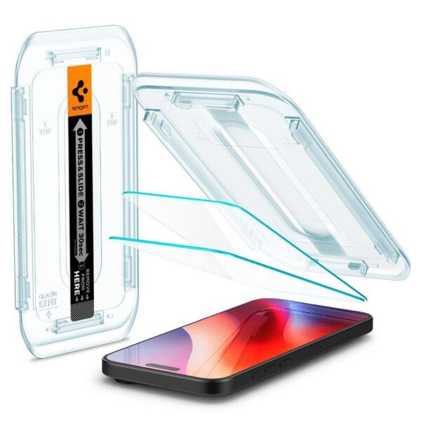 SPIGEN tempered glass GLAS.TR ”EZ FIT” for IPHONE 16 Pro Max clear – Bild 3