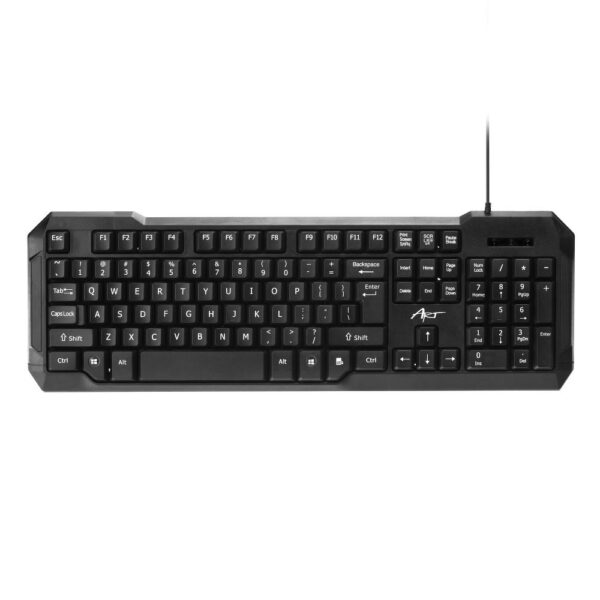 ART wire keyboard USB A QWERTY AK-46U black – Bild 2