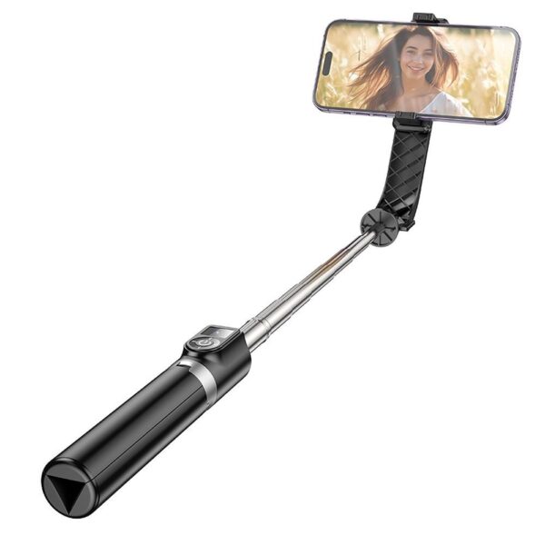 HOCO selfie stick with bluetooth remote control tripod K20 black – Bild 3