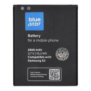 BLUE STAR PREMIUM battery for SAMSUNG S3 I9300 2800 mAh