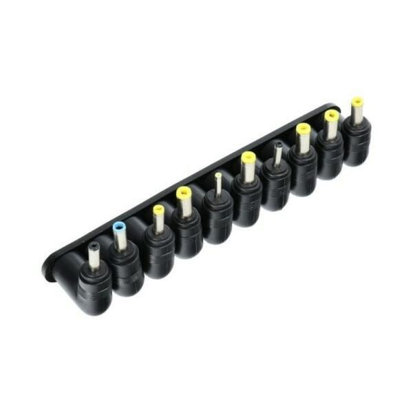 REBEL universal travel charger 45W 12-19,5V automatic 10 plugs black – Bild 2