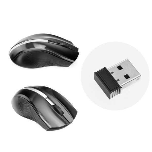 ART wireless computer mouse 2,4G 1000 dpi AM-97 black – Bild 3