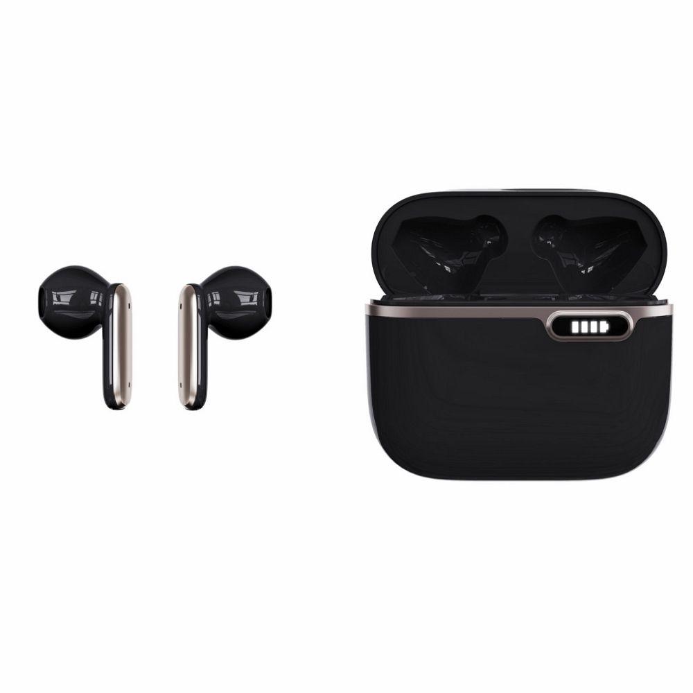 Bluetooth earphones TWS ART AP-TW-B3 with microphone for Type C black – Bild 3