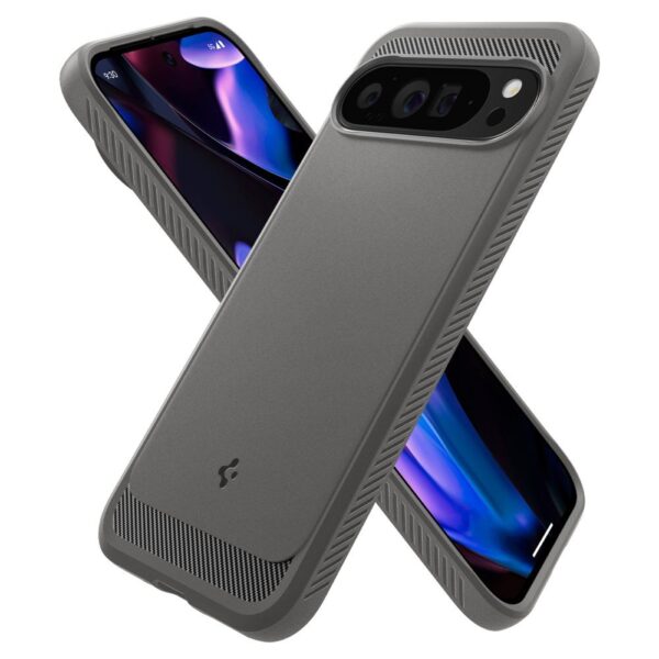 Case SPIGEN case RUGGED ARMOR for GOOGLE Pixel 9 Pro XL marble grey – Bild 4