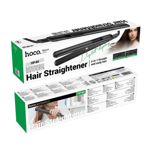 HOCO hair straightener HP40 black – Bild 3