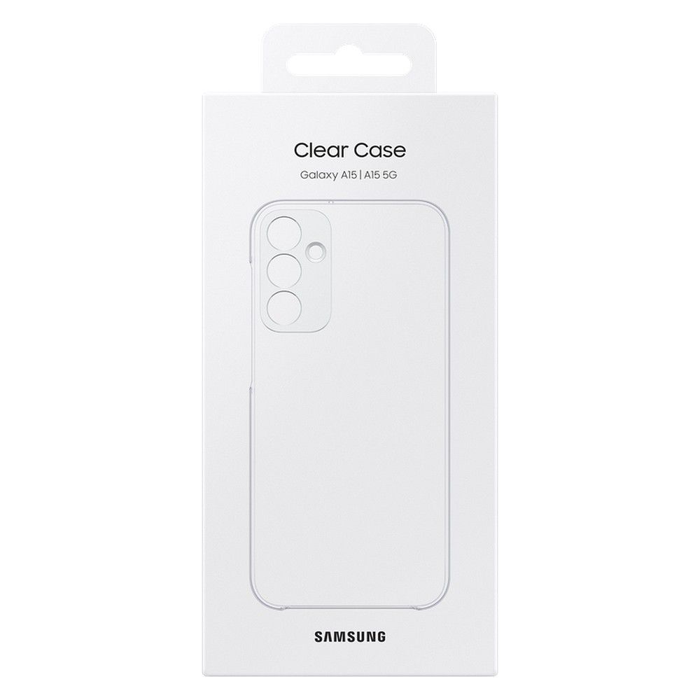 SAMSUNG original Clear Case for SAMSUNG A15 EF-QA156CTEGWW transparent blister – Bild 5