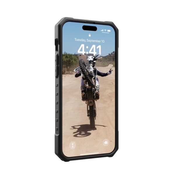 ( UAG ) Urban Armor Gear Pathfinder compatible with Magsafe for IPHONE 15 PRO MAX ash – Bild 3